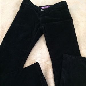 Old Navy Girls Velvet Blk Pants